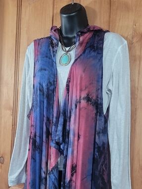 Coin 1804 Dip Dyed Sleeveless Duster